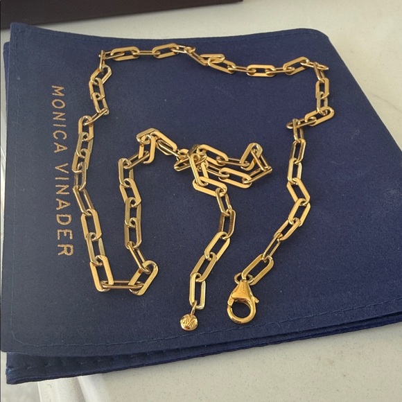 Monica Vinader deco paperclip chain necklace - Picture 5 of 5